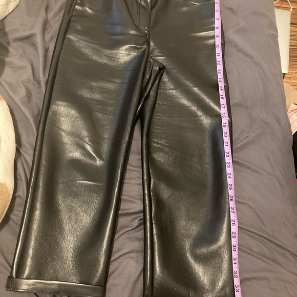 Wilfred Faux Leather Pants - Picture 3 of 4
